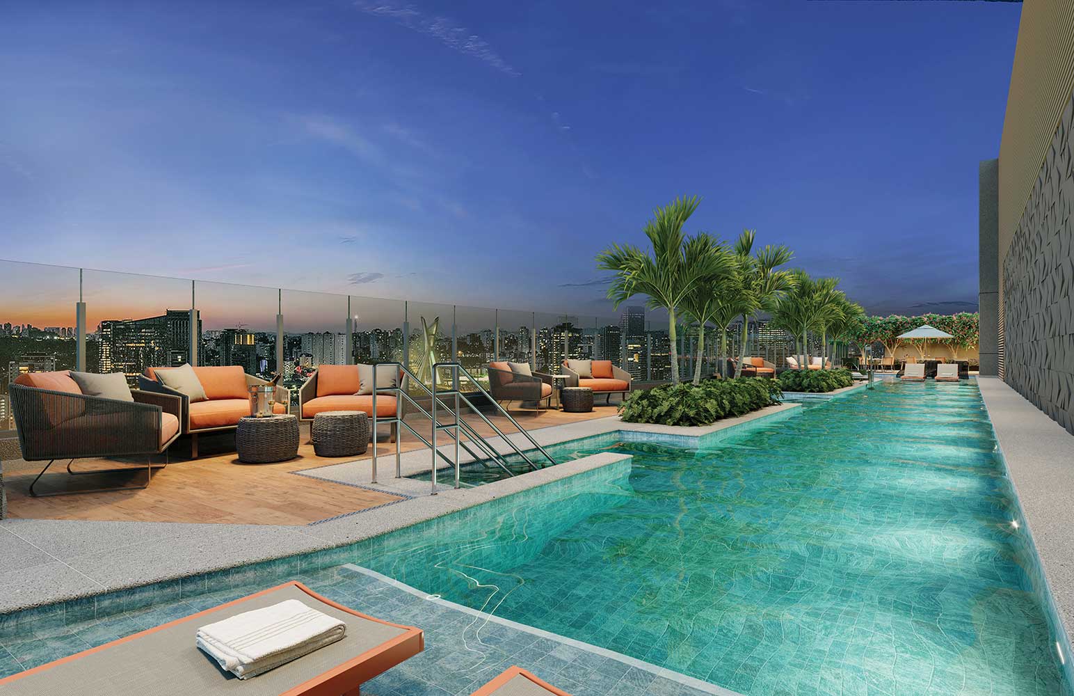 Arkadio Brooklin Piscina Adulto 25m Rooftop Big